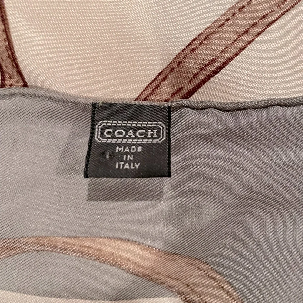 Coach Vintage Silk Scarf - Picture 4 of 6